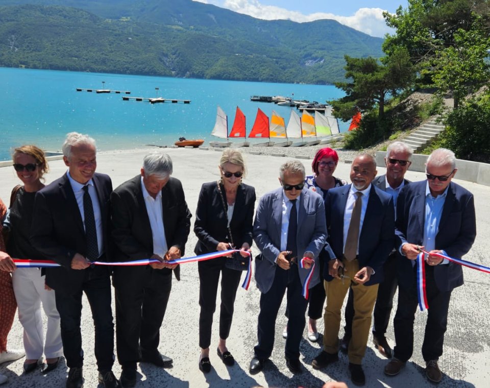 Inauguration Cale de mise à l'eau - Baie Saint Michel 