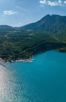 plage de rousset vue panoramique