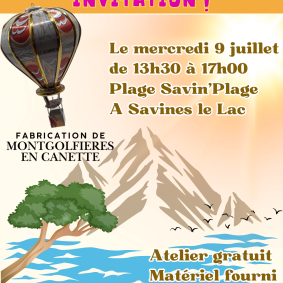 Montgolfieres en canette
