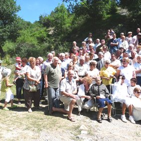 Réunion des anciens pour les 50 ans du lac